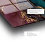 Wallity Pintura Decorativa de Vidrio Templado Multicolor 70 x 100 cm